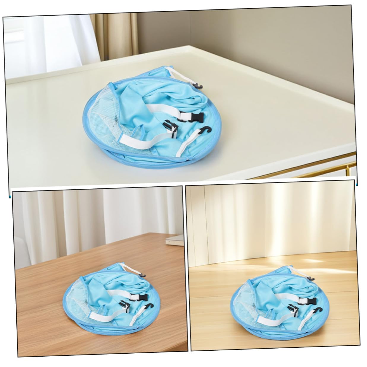 2pcs Universal Stroller Sunshade Canopy Blue Pushchair Sun Cover UV Protection Windproof Rainproof Outdoor Accessories for Infant