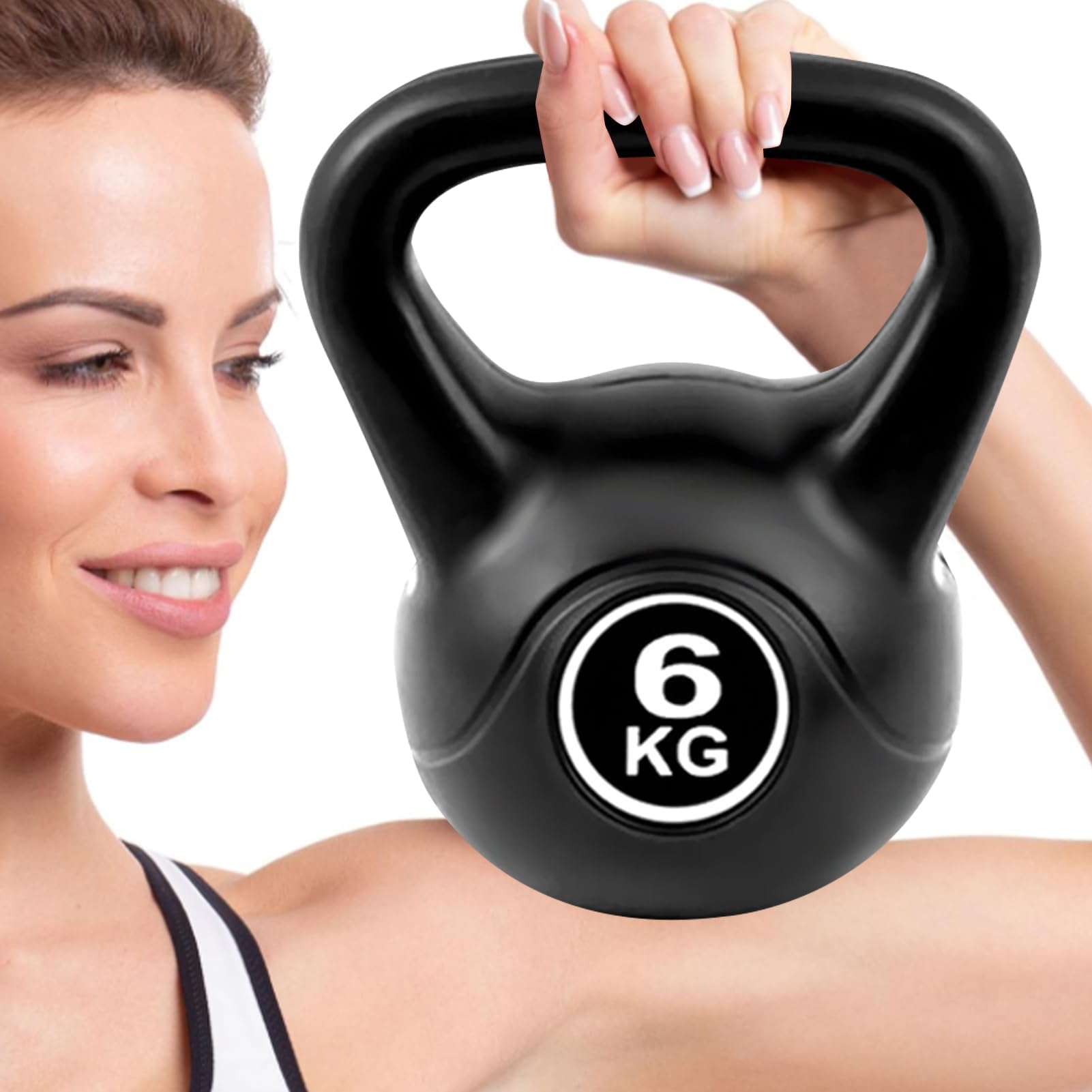 Fitness Kettlebell, Strength Training Kettlebell Weight for Men Women, Home Gym Equipment for Weight Lifting, Core Training, Squat, Body Shaping.