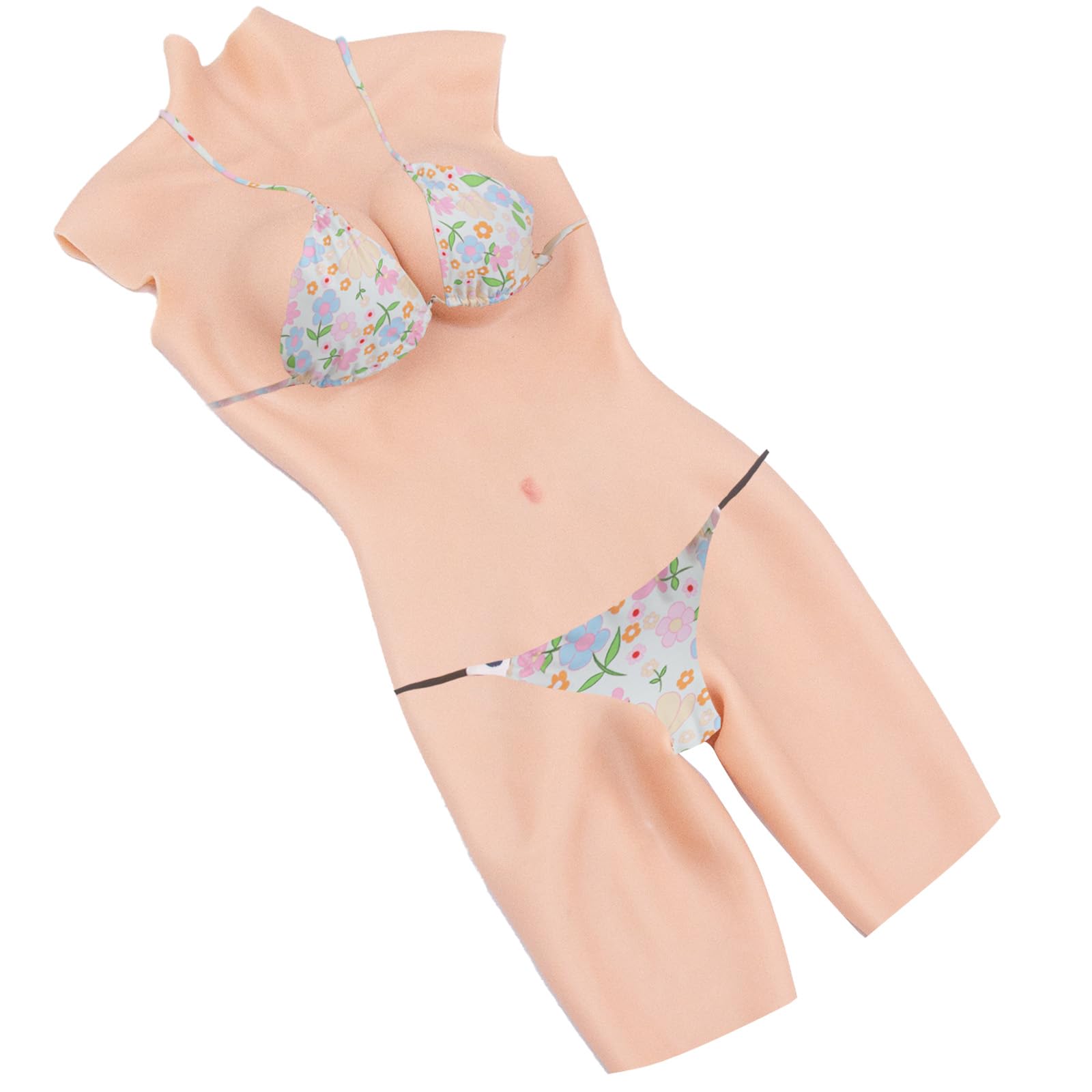 Body in silicone lungo fino al ginocchio, coppa C-G, body finto, body in silicone Darg per crossdresser transgender Dargqueen