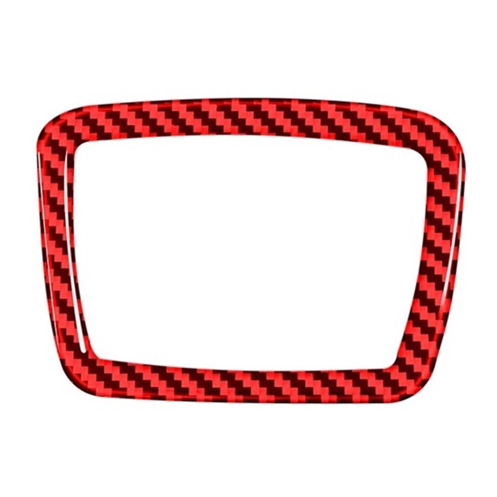 THXZINGLWG Compatible for BMW 5 Series F10 F18 2011-2017 Accessories Carbon Fiber Interior Car Co-pilot Storage Box Switch Trim Cover Frame Stickers(TYPE1)