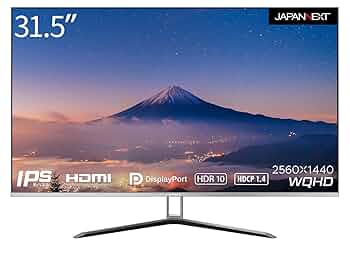 JAPANNEXT 31.5インチ モニター JN-IPS3150WQHDR JAPANNEXT IPSパネル 31.5インチ WQHD(2560 x 1440) 液晶