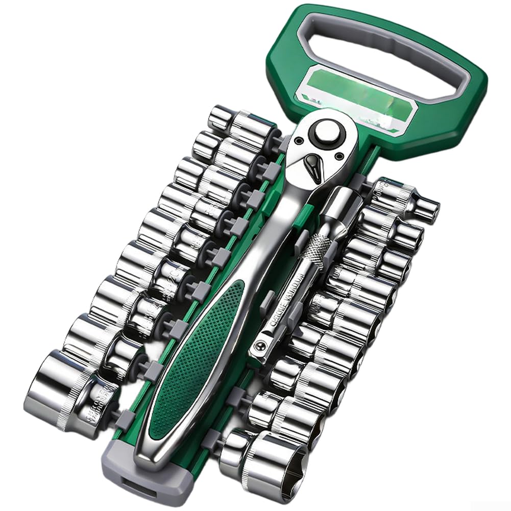 Set Chiavi a Cricchetto 72 Denti Acciaio Cromo Vanadio(G)