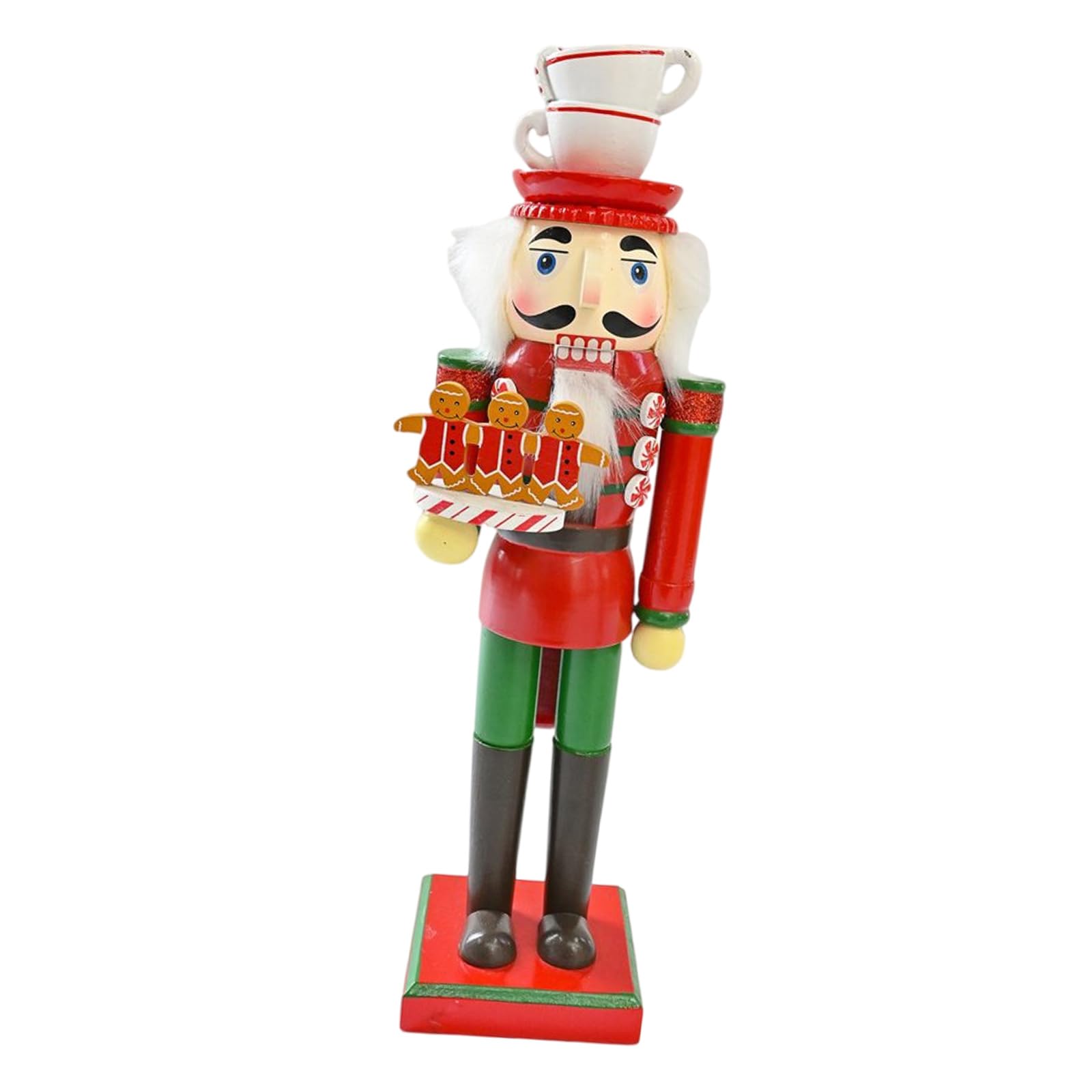 Tsophreniq H Patriotic Wood Nutcrackers Soldier Figurine Patriotic Styles Nutcrackers Soldier Ornament Wood Figurine Christmas Decors Christmas Table Centerpieces