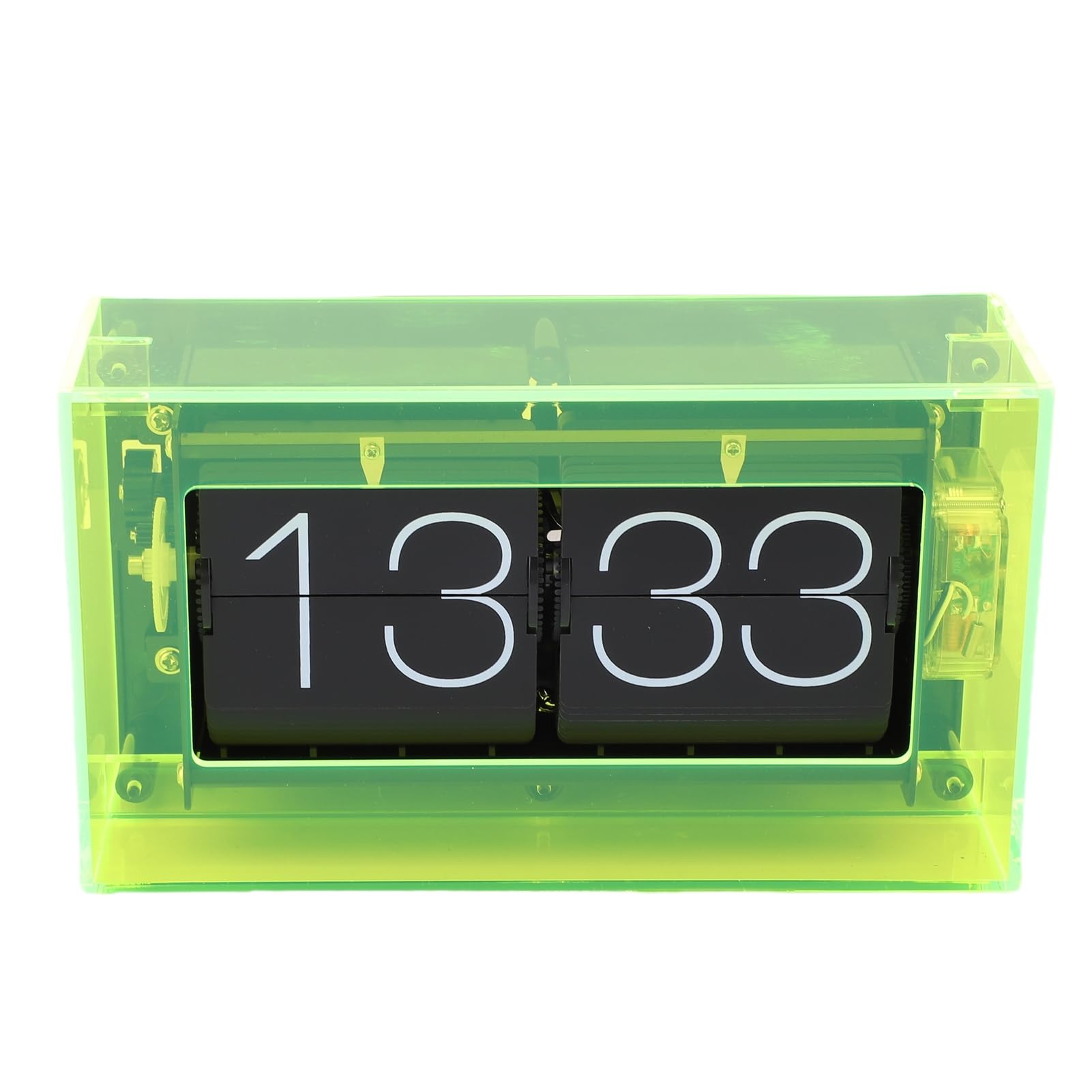CHICIRIS Orologio a Ribaltina Retro per Ufficio Domestico (Fluorescent