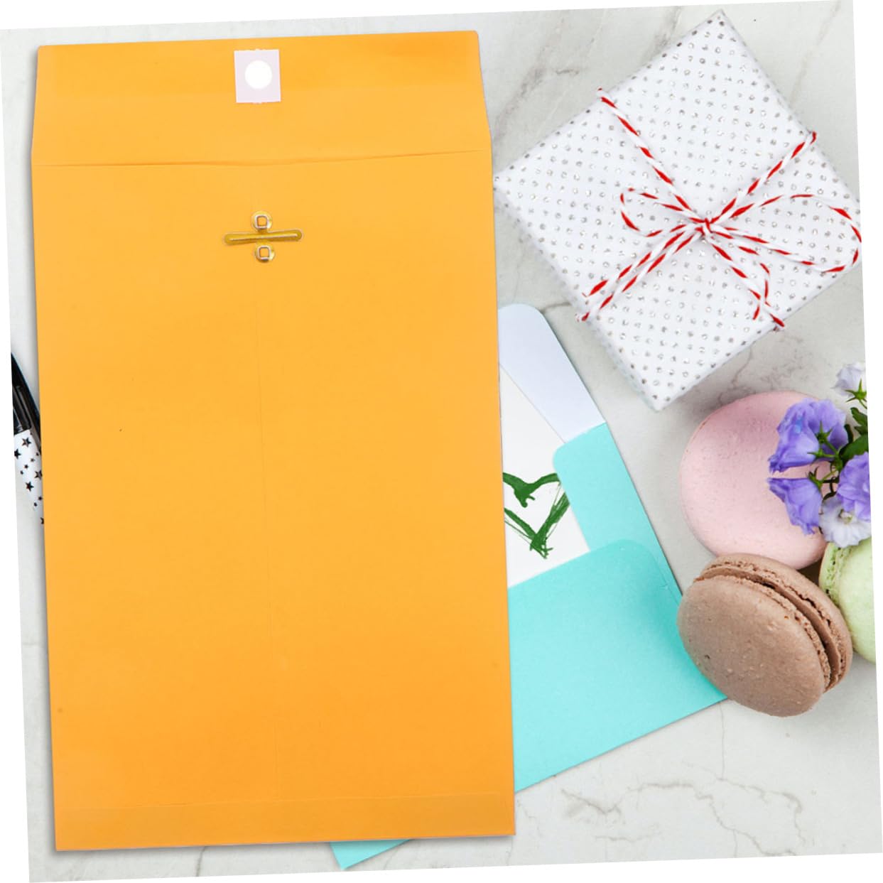 Enveloppes Élégantes À Fermoir En Papier Enveloppes Pour Pour Catalogues Format Lettre Fermoir Postal