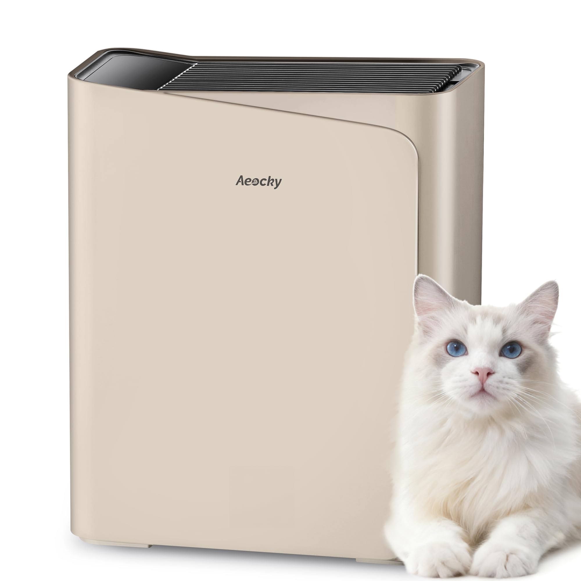 Air Purifiers with 240 CADR HEPA YearChange Filter Multi-Effect Filter Washable Pre-Filter Deodor Scent Capsule Air Quality Monitor