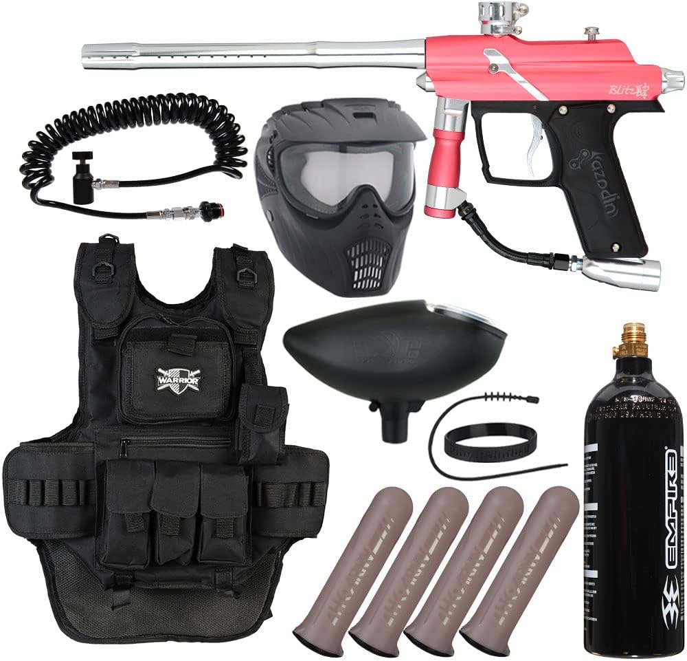 Action Village Azodin Blitz 4 Heavy Gunner Paintball Gun Package Kit