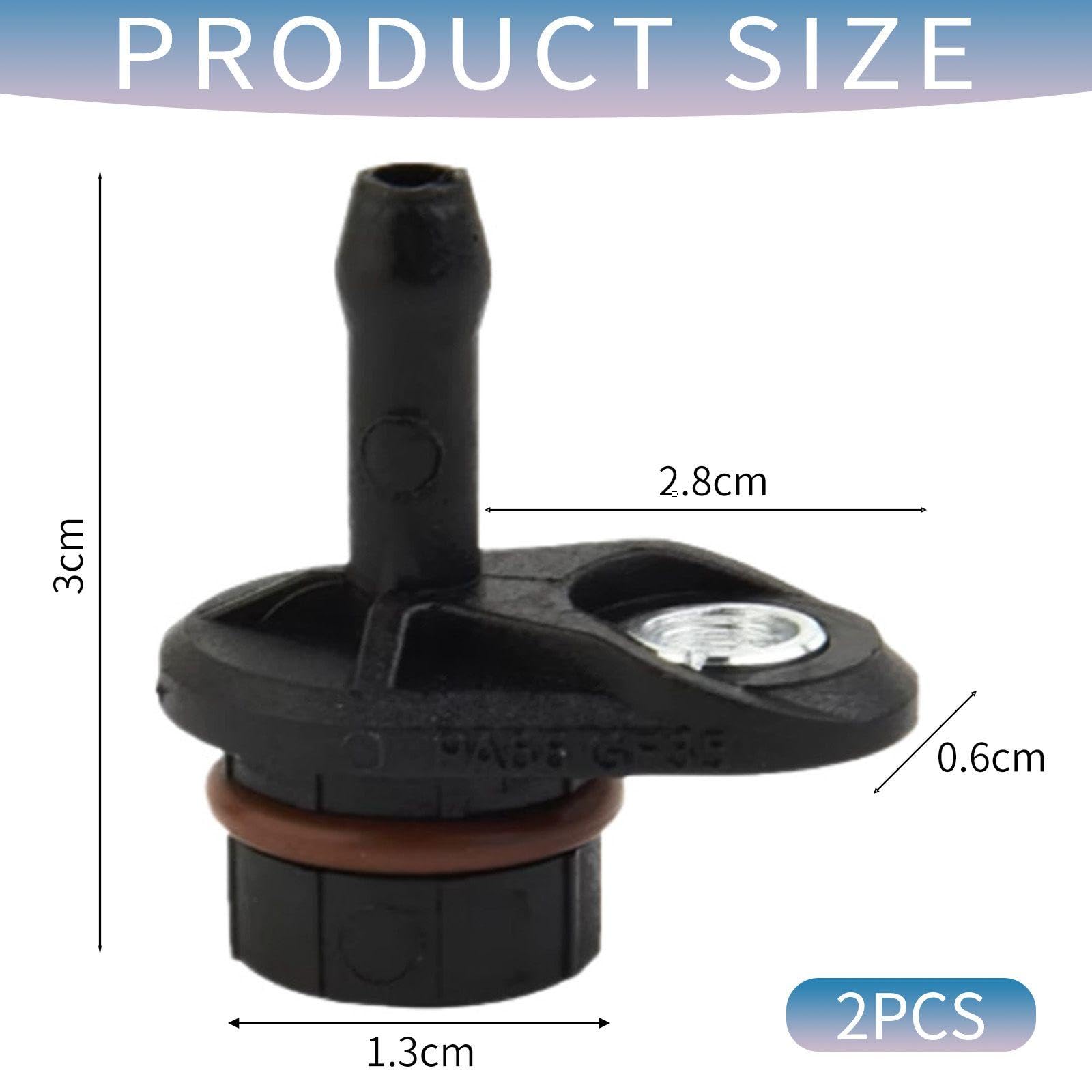 Válvula De Bomba De Refuerzo De 2 Piezas, Válvula De Bomba De Freno para Vehículos De Motor, Accesorios para Frenos De Vehículos, Piezas para Sistemas De Frenos, Válvula De Control De Seguridad.