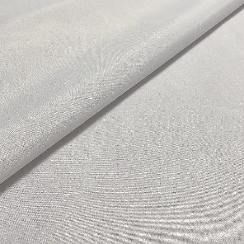 Tecido Blackout 100% Vedação Liso Branco - 2,80m largura para Cortina Persiana Rolo Ilhós Trilho (B100-23)