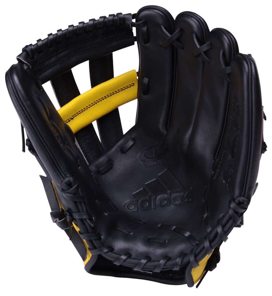 adidas 野球グローブ オールラウンド用 ブラック Amazon | adidas(アディダス) BBグラブ軟式カラーグラブ オール