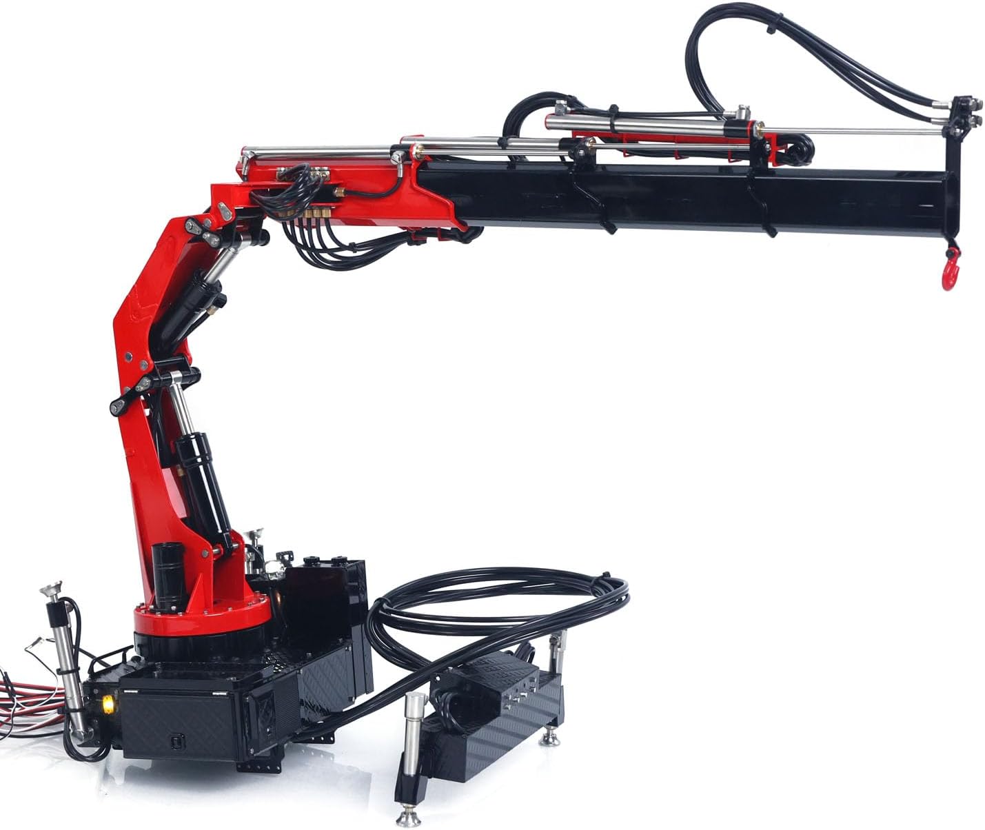 LESU 1/14 RC Model Hydraulic Truck Crane Lights Control Valve Oil Pump Dumper RC Car Parts