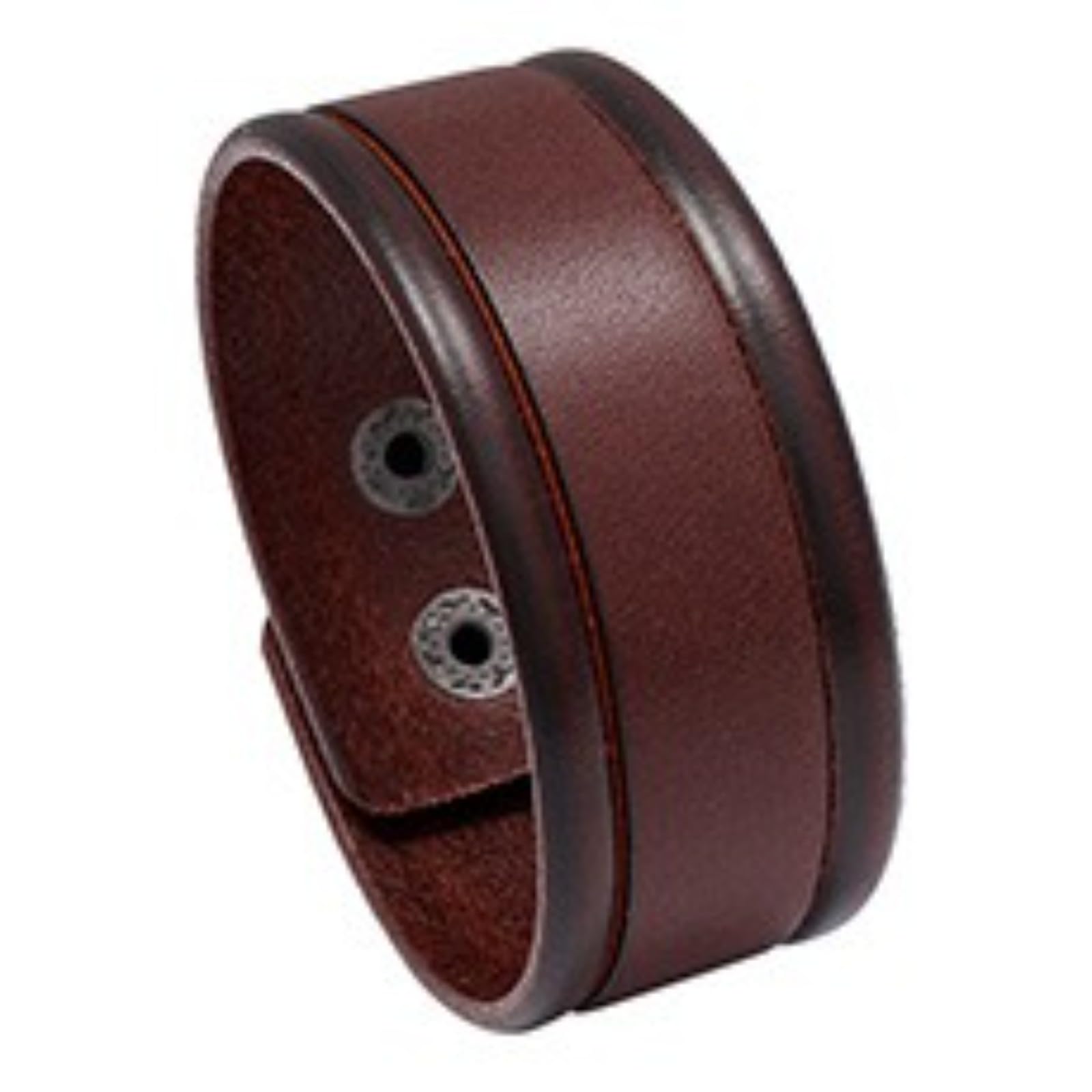Minimal gewebtes, mehrschichtiges, rostfreies, personalisiertes europäisches und amerikanisches Herrenarmband aus Titanstahlleder