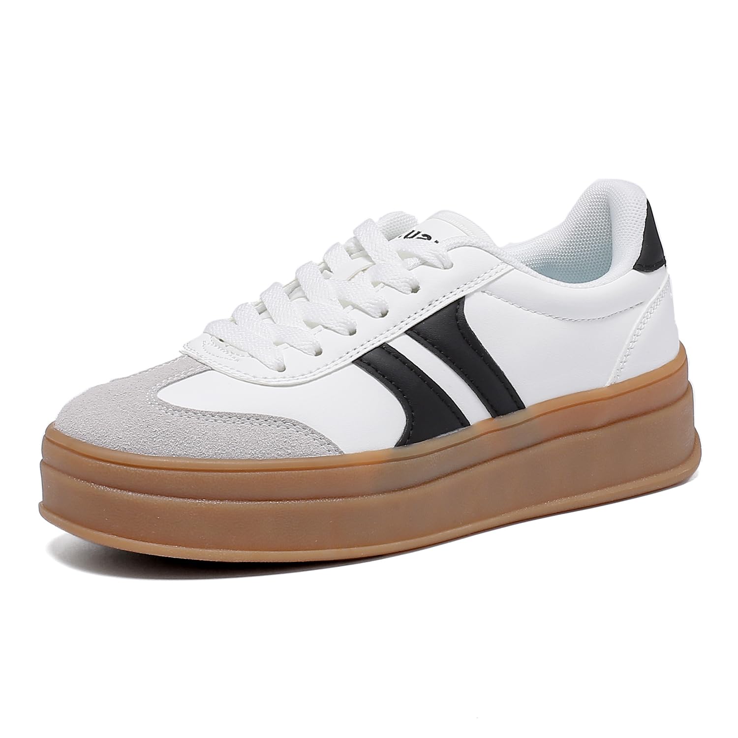 Amazon.com: Lxuan Women's Gum Sole Fashion Sneakers-Thick Platform
