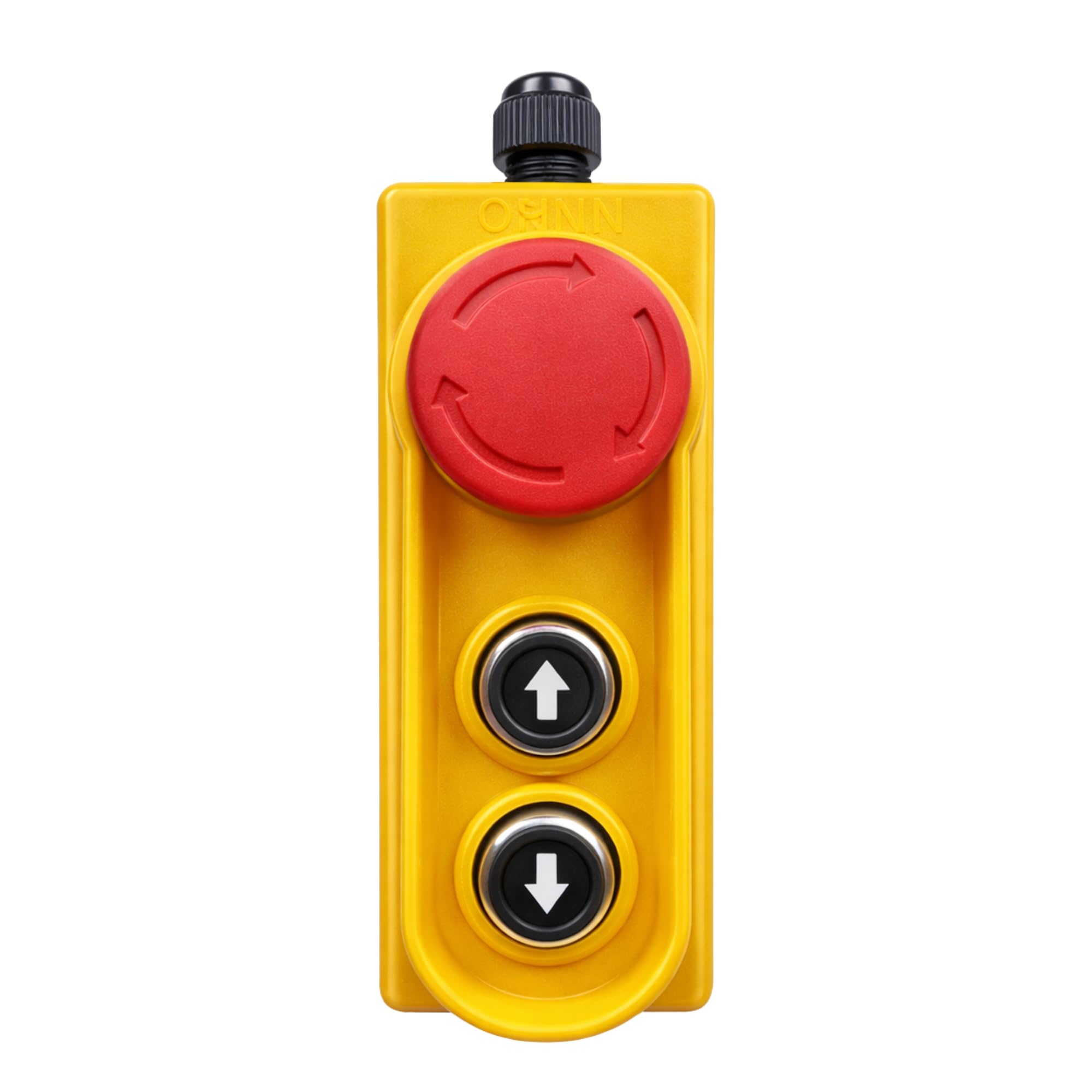 VM Mini Crane Remote Control Switch with Emergency Stop – Wired Pendant for Electric Hoist, Winch & Material Lifting Hoist | Heavy Duty Replacement Controller-image-18