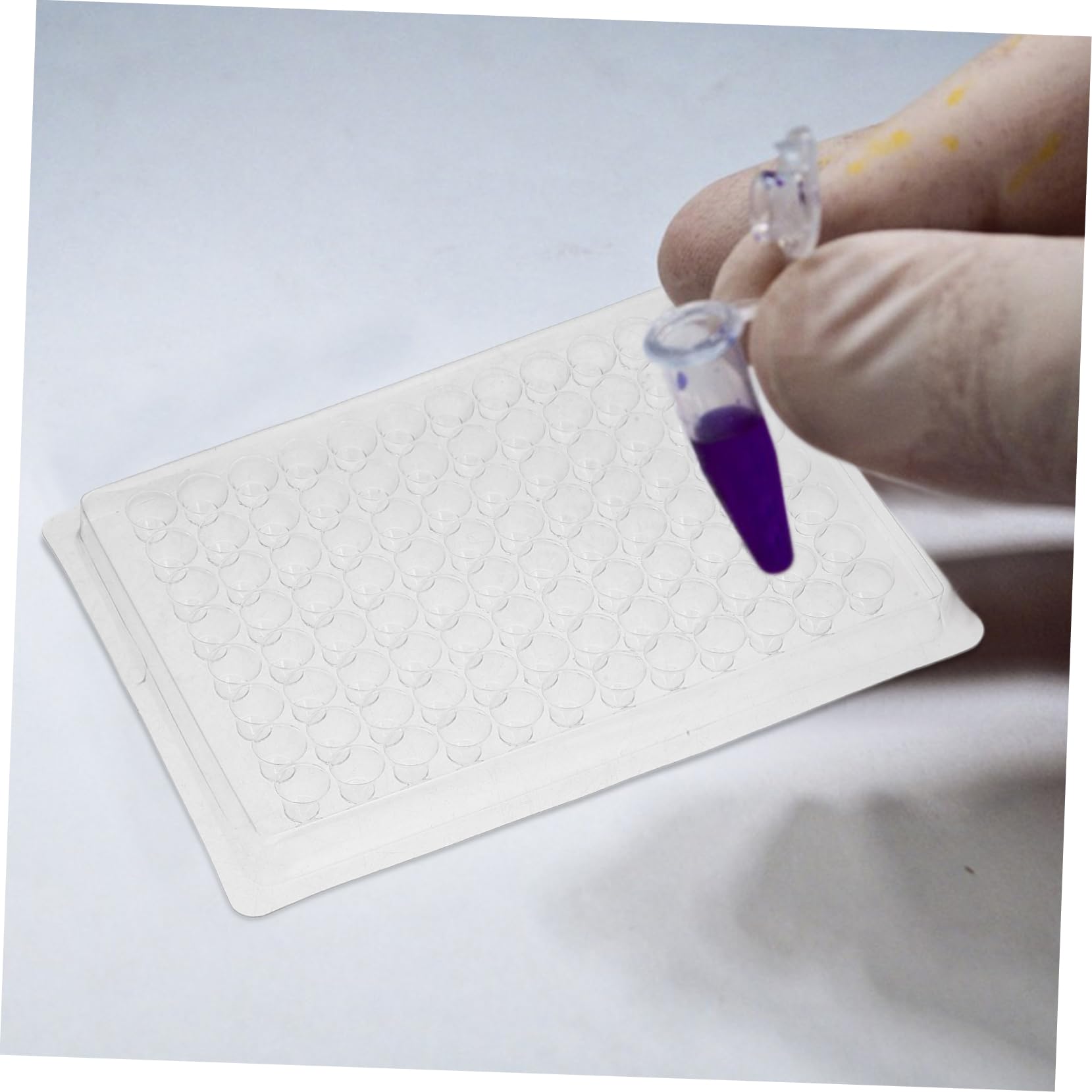 Amosfun 3 Series Placa De Cultivo De Tejidos De Laboratorio Placa De Cultivo Celular Para Laboratorio Equipo De Laboratorio Plato De Cultivo De Polivinilo Transparente 100 Piezas*3