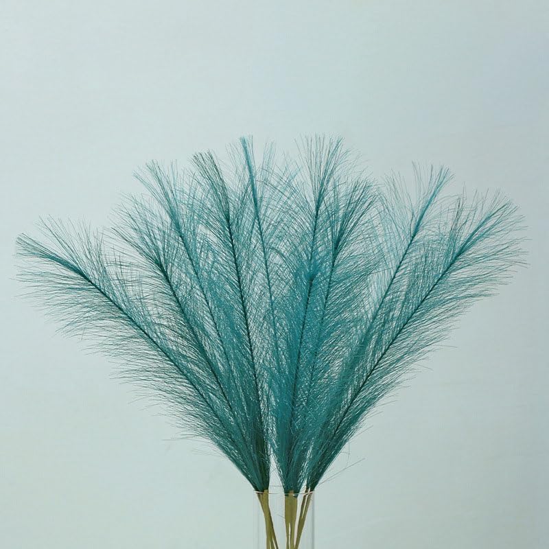 Pampas Grass grande ramo artificial 30 piezas miniatura 5