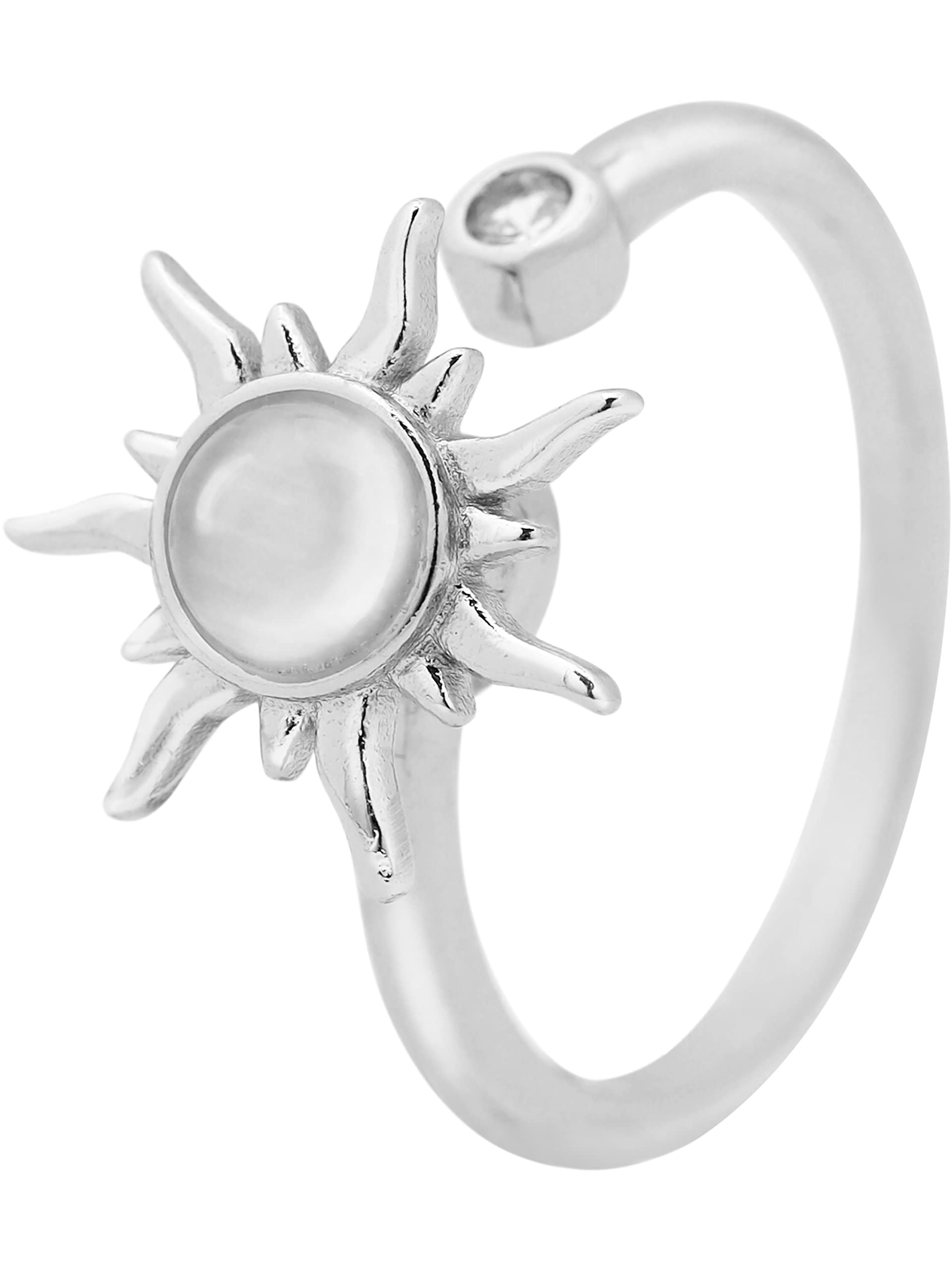 SacinaGoth Ring, Sterling Silver Plated Stainless Steel Rings, Adjustable Ring for Women, Minimalist Vintage Rings, Halloween Christmas New Year Jewelry Gift For Women