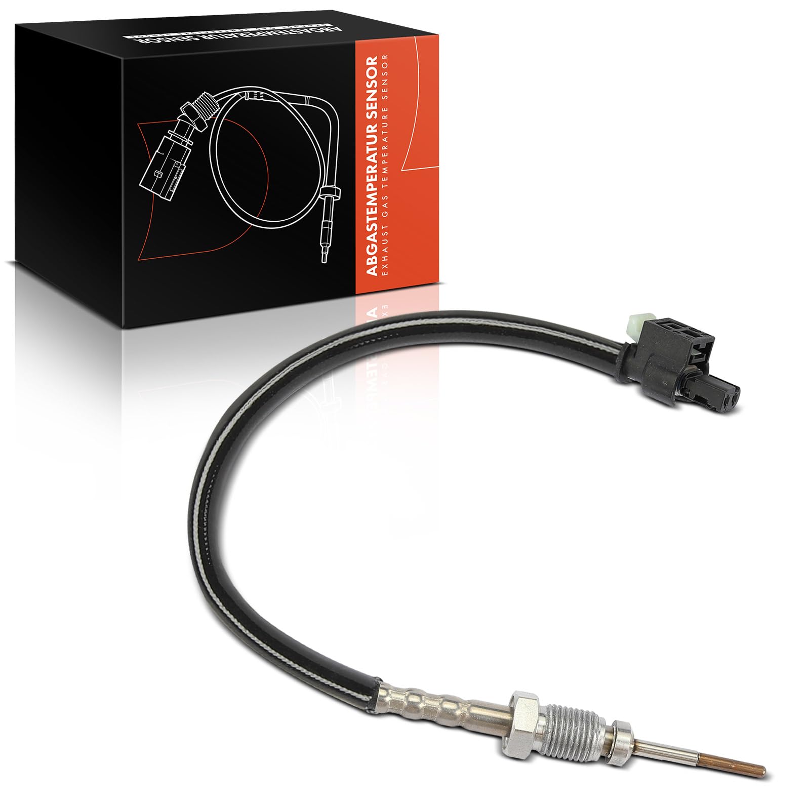 Frankberg Capteur de température des gaz d'échappement en amont du filtre | Compatible avec: Série 5 Gran Turismo F07, 3 Gran Turismo F34, Série 3 Touring F31, Série 5 F10, X1 E84, Série 1 F21