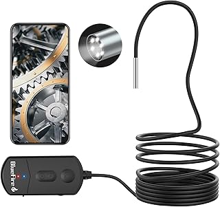 BlueFire Industrial Endoscope, 3.9mm Super Slim Industrial Borescope for Automotive Inspection, 1080P HD Snake Camera with...