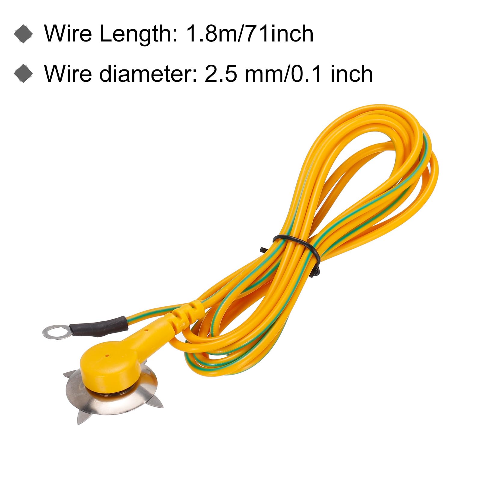 QUARKZMAN ESD Erdungskabel 5m - Antistatisches Kabel Mit Schnalle Für Elektronik