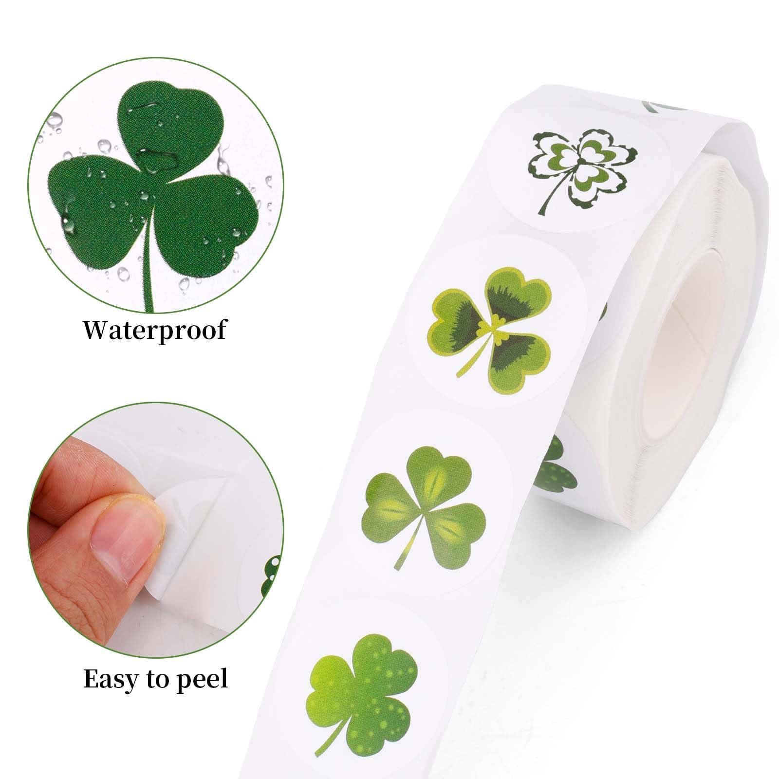 500pcs Shamrock Stickers - Image 4