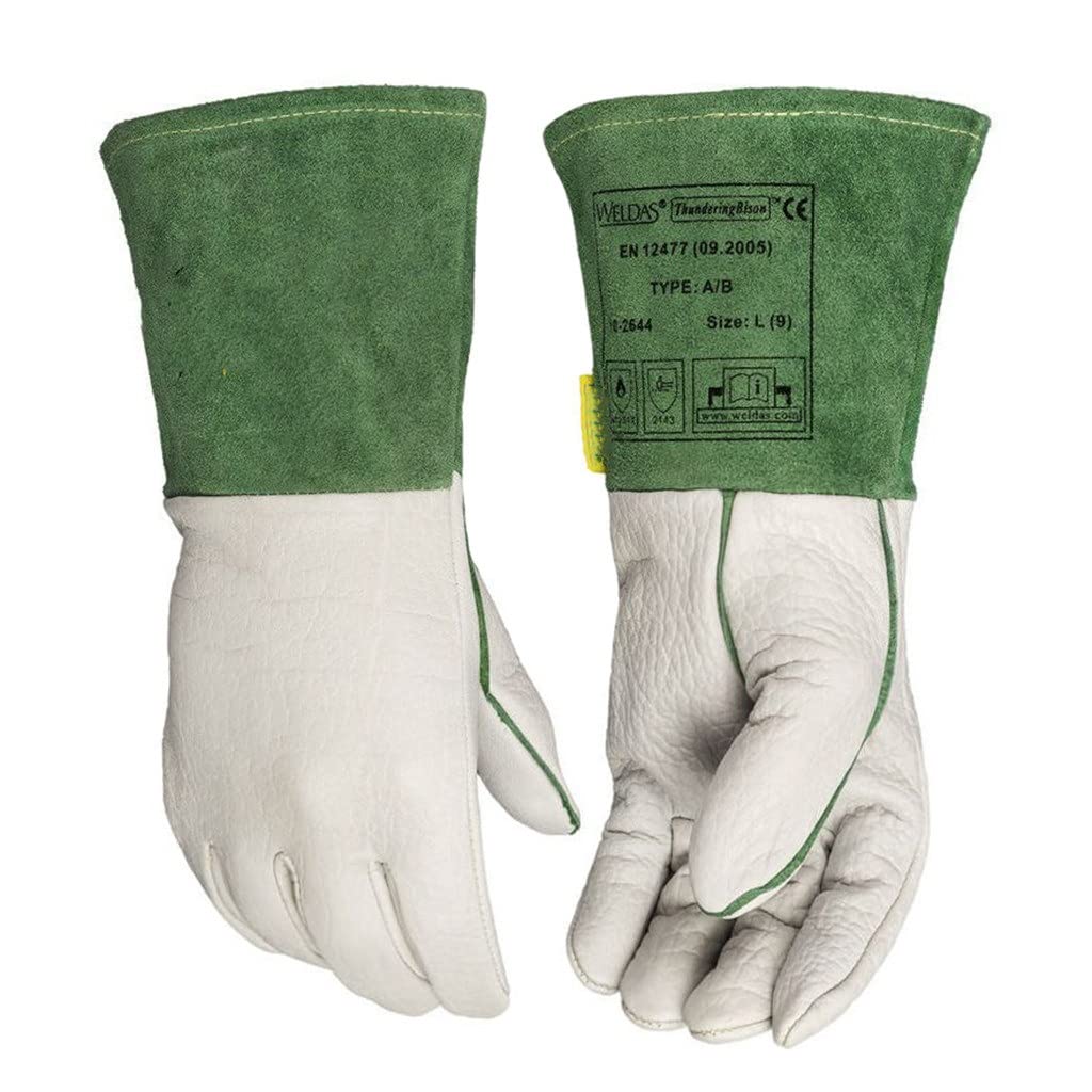 Leather Welder Work Glove Safety Hand Leather TIG MIG Welding Gloves Tools Gardening
