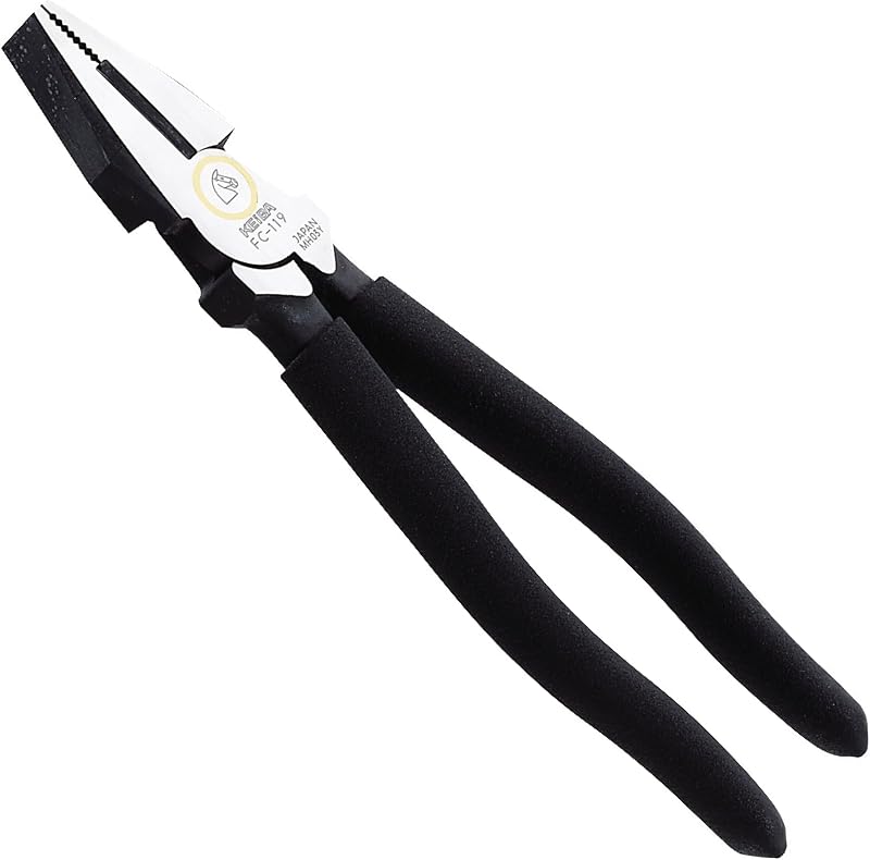 Alicate de bico Maruto Hasegawa kosakujo FC-119 em aço cromo-vanádio, 220 mm