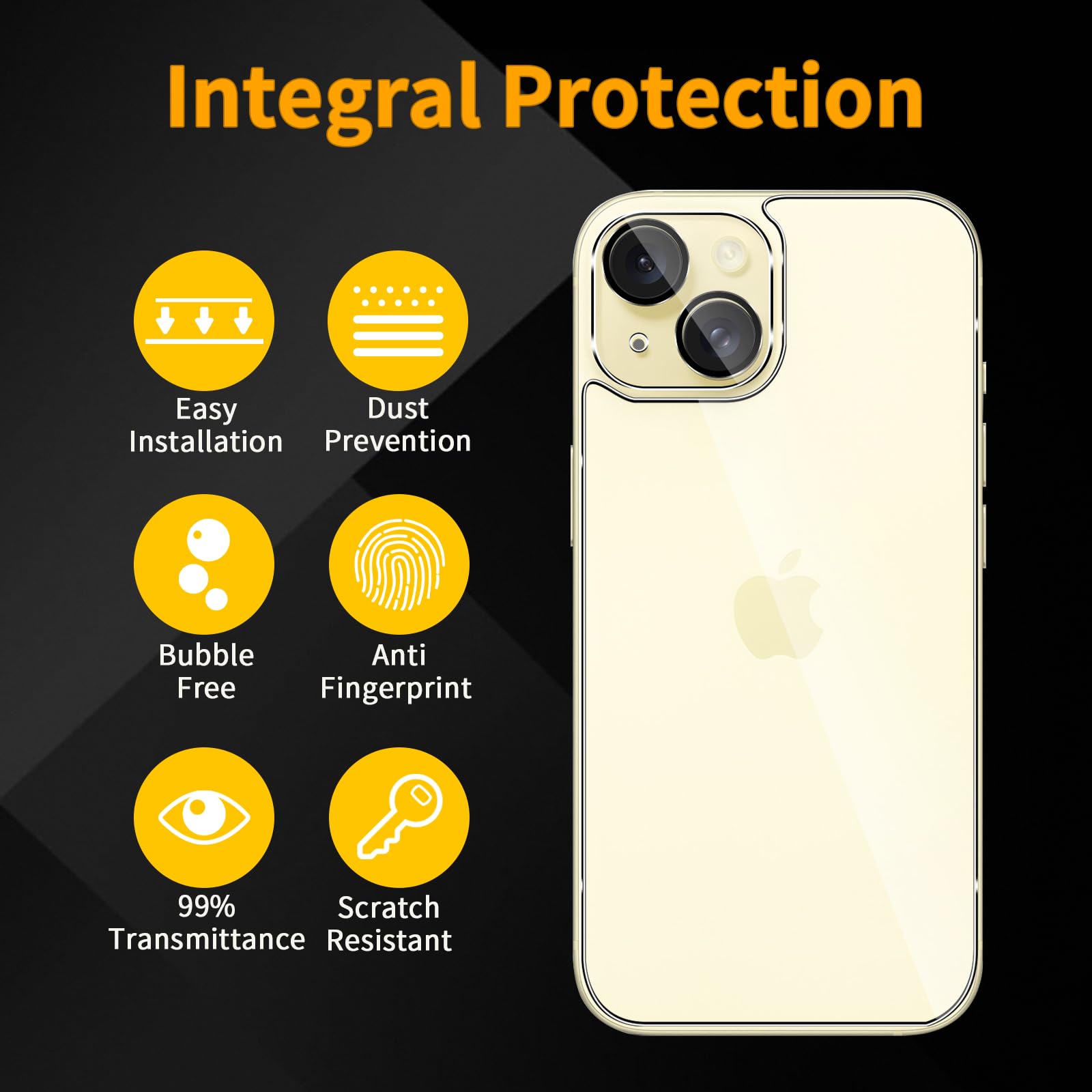 QULLOO 2 Piezas Back Pellicola per iPhone 15, Pellicola | FindTheDeal