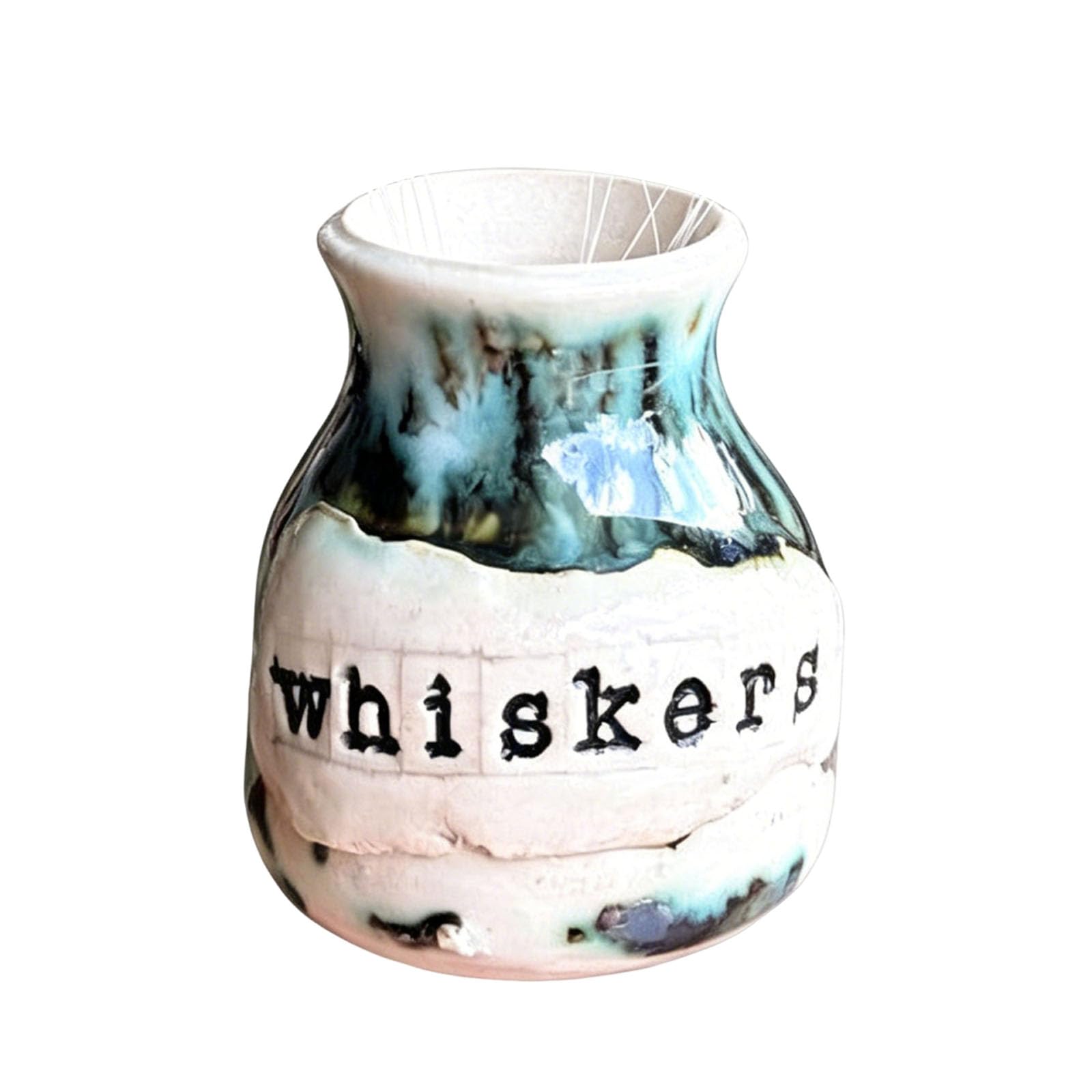 CLBDRESS Handmade Cat Whisker Keepsake Vases Multi Purpose Mini Decorative Cat Whisker Ornament Non-Fading Cats Whiskers Collector Jar for Desktop Display Decor