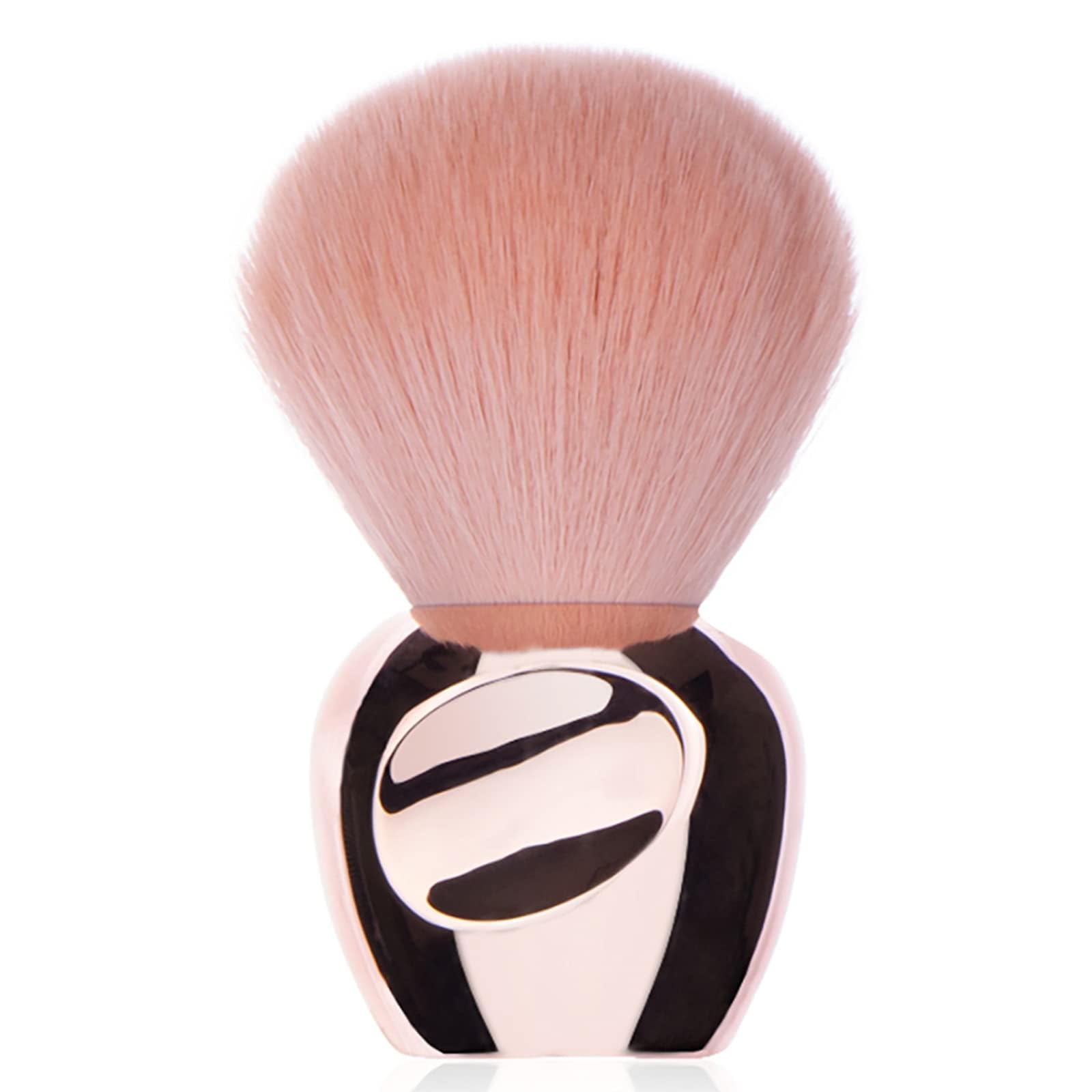 KIRA Nail Dust Brush Round Head Nail Art Dust Powder Remover Cleaner Brush or Acrylic UV Gel Nail Arts Kabuki Nail Brushes For Cleaning (Rosegold)-image-31