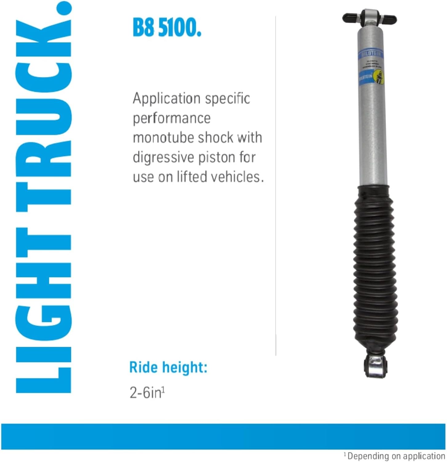 Bilstein Pair of Rear 5100 Series Shocks fits 2007-2017 Wrangler with 1.5-3" Rear Lift | Easy Installation | Smooth Performance | Includes TrendsAuto Decal