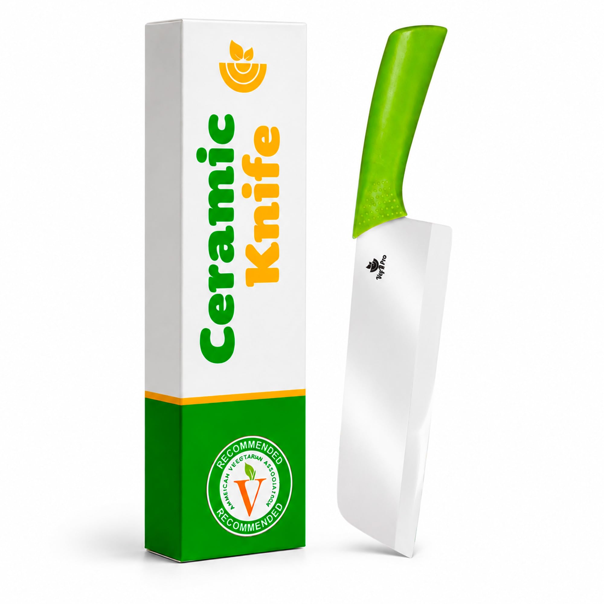 VegItPro 6-inch Santoku Ceramic Chef Knife