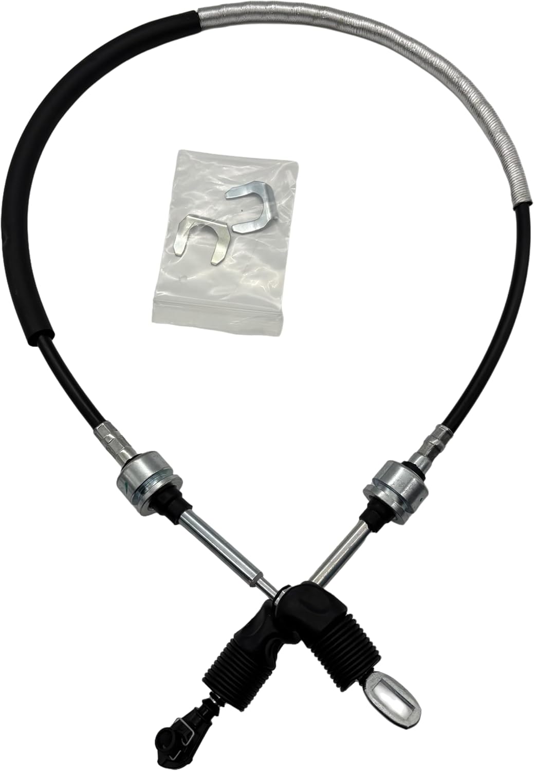 29365-79A40 Transmission Shifter Cable Compatible with 2006-2008 Suzuki SX4 Sport Grand Vitara Escudo JB627, Replace 2821080J11 Gear Select Shift Cable With Lock Clips