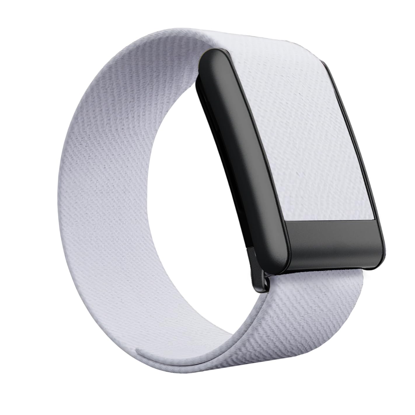 AR LABS WHOOP 5.0 Compatible Premium Nylon Wrist Band | Premium Stretch Weave | Includes U-Shaped Bracket | Fits WHOOP 5.0 MG & One/Peak | Affordable, Stylish & Comfortable (Fresh White)