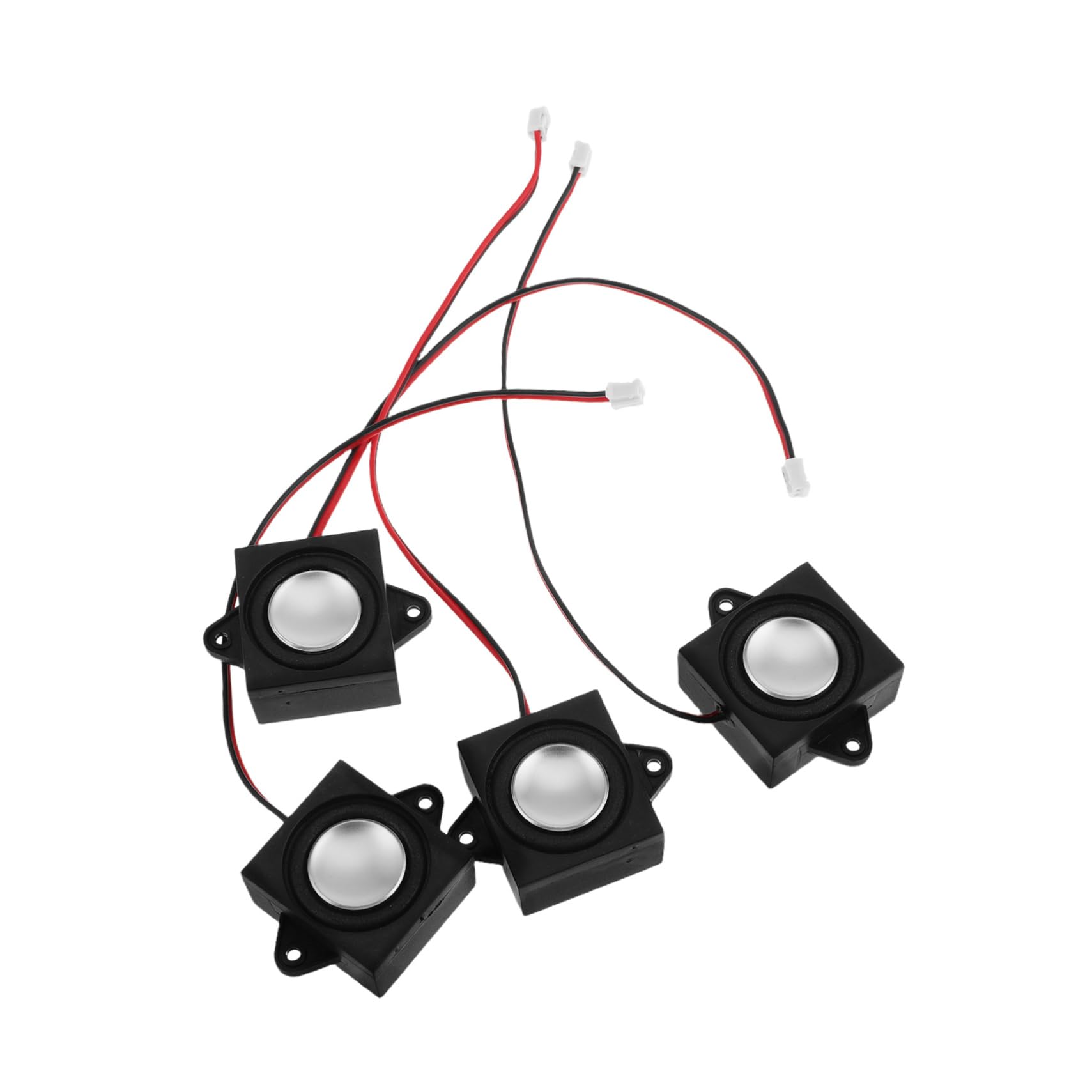 TEHAUX 4pcs Mini Audio Terminal Plugs for External Speakers Gaming Speaker Laptop Multimedia Desktop