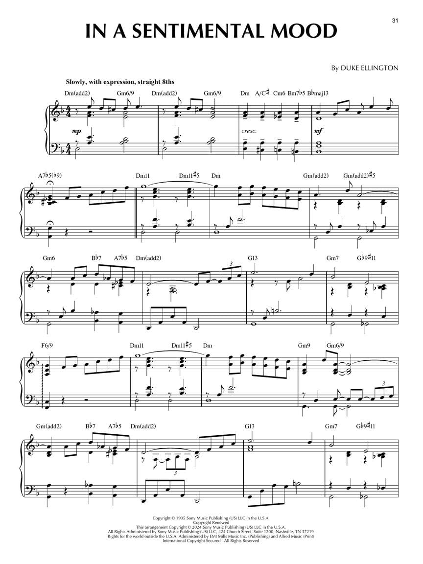 Soft Jazz: Jazz Piano Solos Series Volume 66
