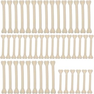 Bag of Bones Halloween 48Pcs Halloween Plastic Bones Luminous Fake Bones Dog Bones Halloween Props Costume Bones for Halloween Carnival Party Decoration Supplies