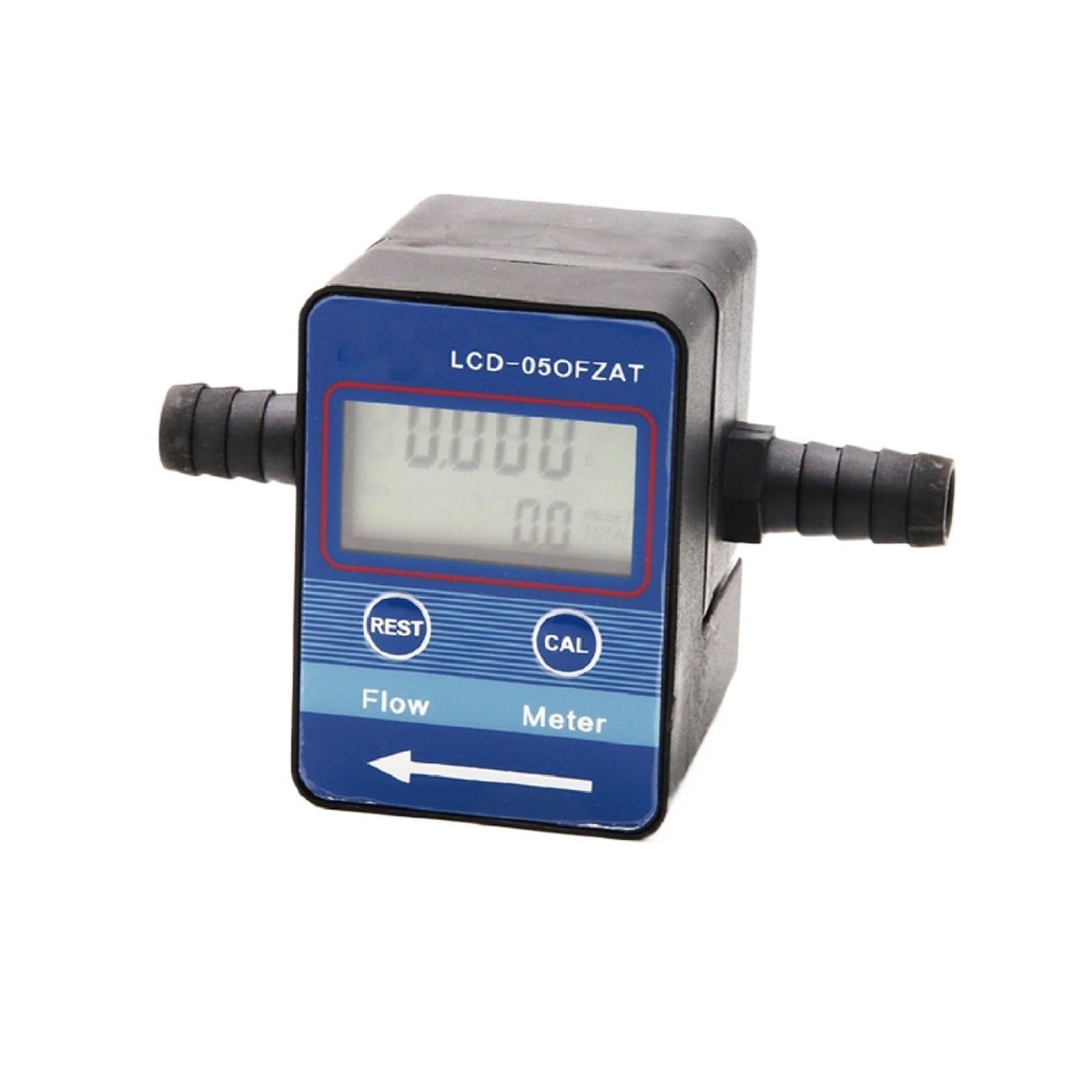 Water Flow Meter, Gear Digital Flow Meter Positive Displacement Liquid Flow Gauge High Precision Digital Flow Measurement Device(G3-4)