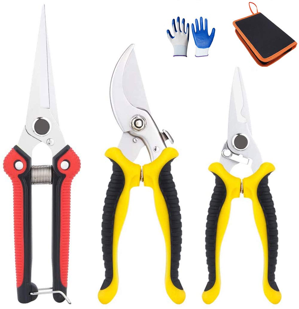 Buy Jasni Garden Secateurs, Stainless Steel Pruning Shears, Garden