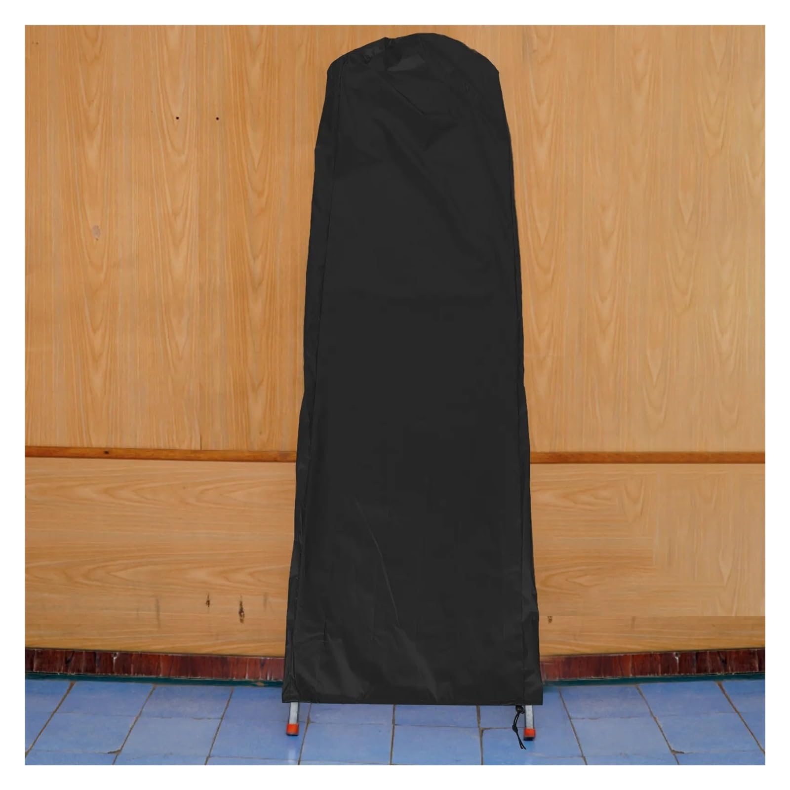 Funda Plegable para Escalera de Piscina, Cubierta Plegable for Escalera Exterior Sun. Escudo de Lluvia Plateado Rojo