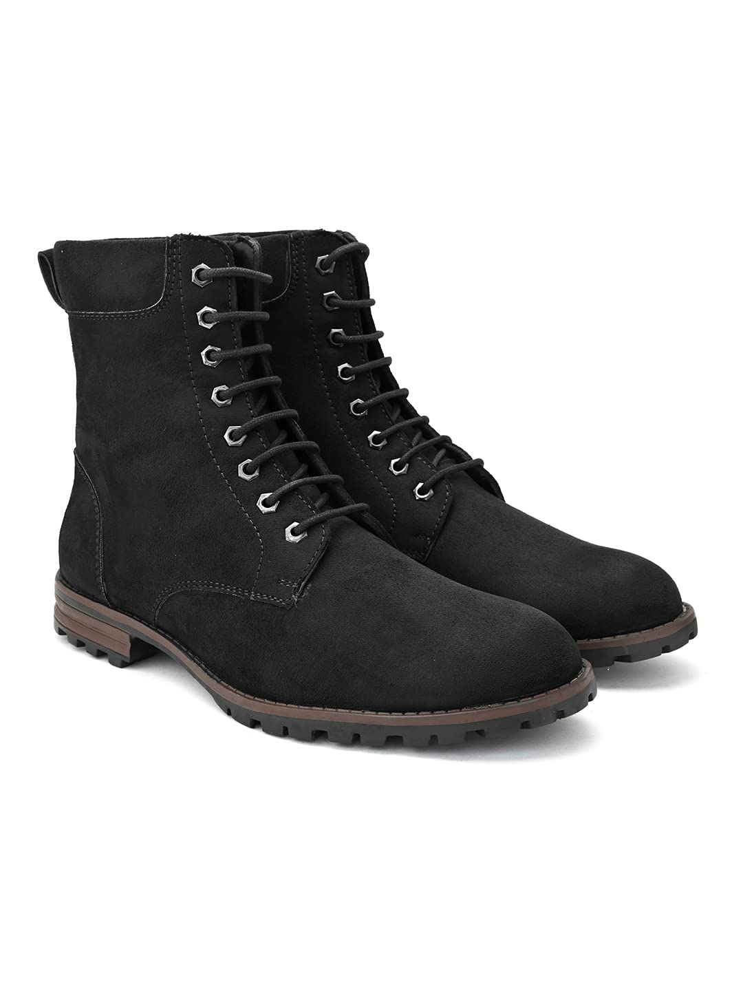 HiRELS Mens Suede Casual Boots 10 Black (B0BRJMZSZY) Amazon Price History, Amazon Price Tracker