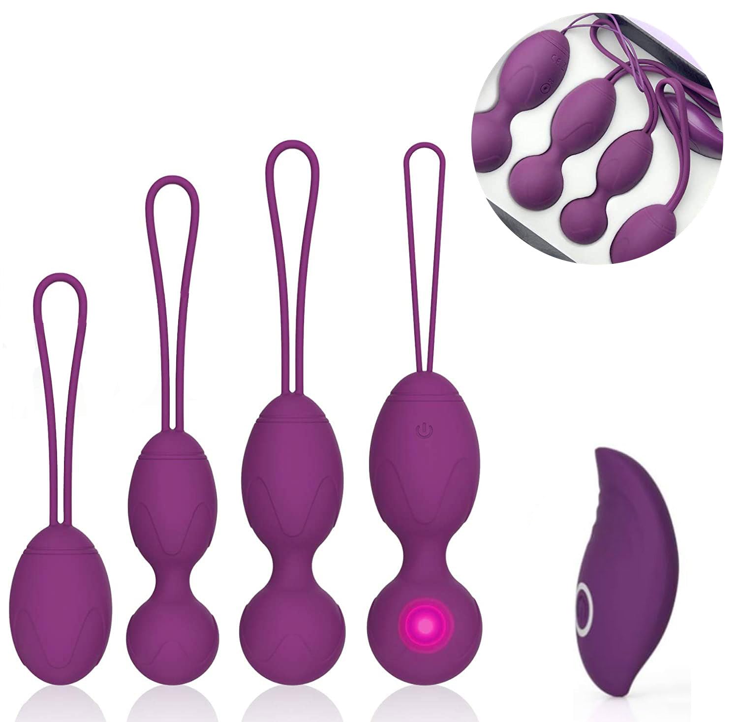 Pelvic Floor Balls Training Balls, Pelvic Floor Trainer for Women Training Set