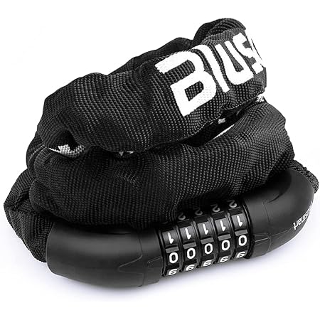 Antivol Vélo à Combinaison 5 Chiffres - Câble Acier 12mm X 120cm, Lourd, Universel