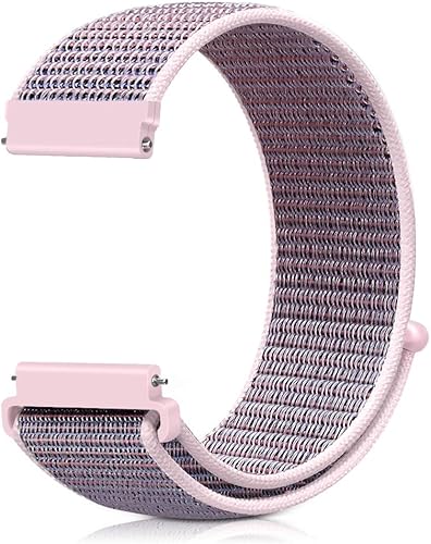 AVOD Correas deportivas de nailon de liberación rápida de 0.709 in compatibles con Garmin Venu 2SVivoactive 4SVicomove 3SFossil para mujer Gen 6