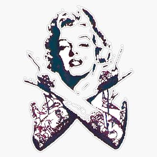 Punk Marilyn Bumper Sticker Window Vinyl Decal 5 inch