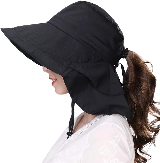 Fancet Life Comhats Ladies Summer Beach Sun Hats for Women Wide Brim Packable Foldable UPF50+ UV Protection Travel Hiking