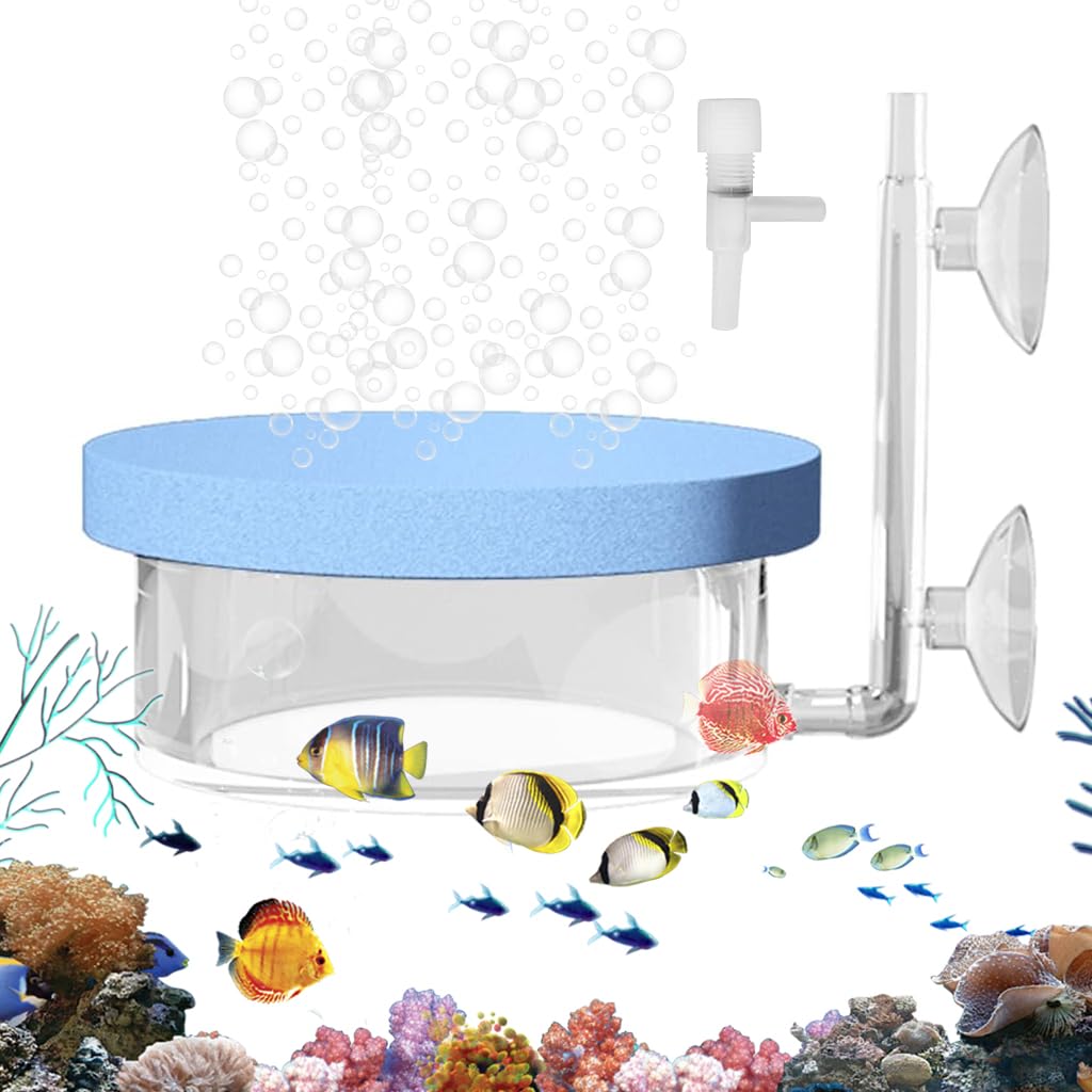 Qpets® Air Stone for Aquarium, Oxygen Pump Accessories for Fish Tank, Air Stone Water Bubbler for Fish Tank with Dual Suction Cup & 7CM L-Shaped Thickened Air Intake Pipe (B0D8RZX212) Amazon Price History, Amazon Price Tracker