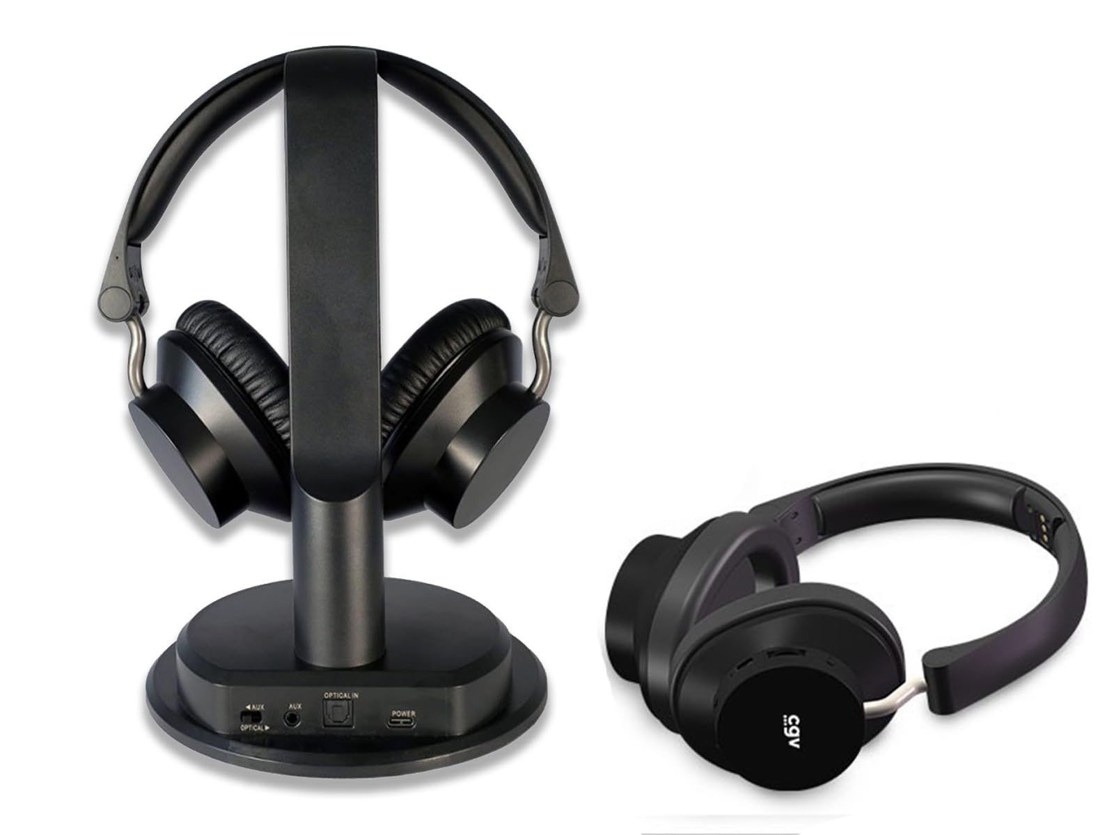 CGV | Prelude 3 Duo - Paire de Casques sans Fil TV/HiFi | Incroyablement confortables, légers, 35 heures d'autonomie
