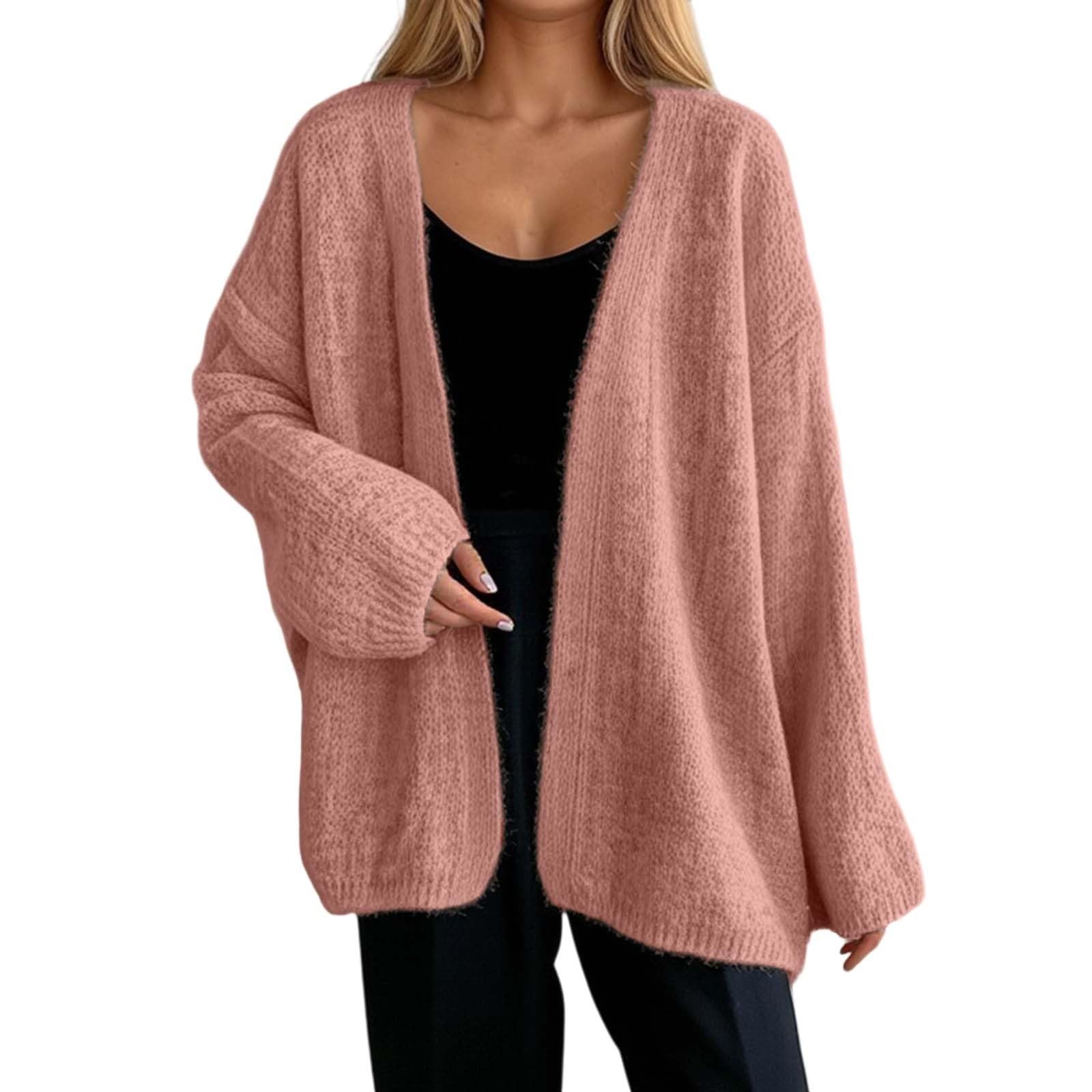 Cardigan de lana mujer extragrande y ligero con punto transpirable 6