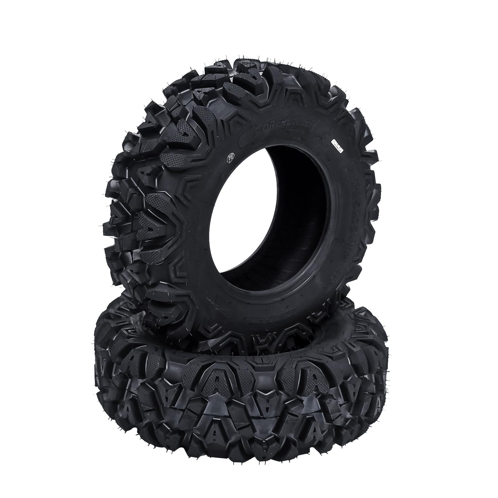 Set of 2 ATV/UTV Tire 25x8-12 Tires, 6 PR 43F Load/Speed Index All Terrain Off-Road Tubeless Tires
